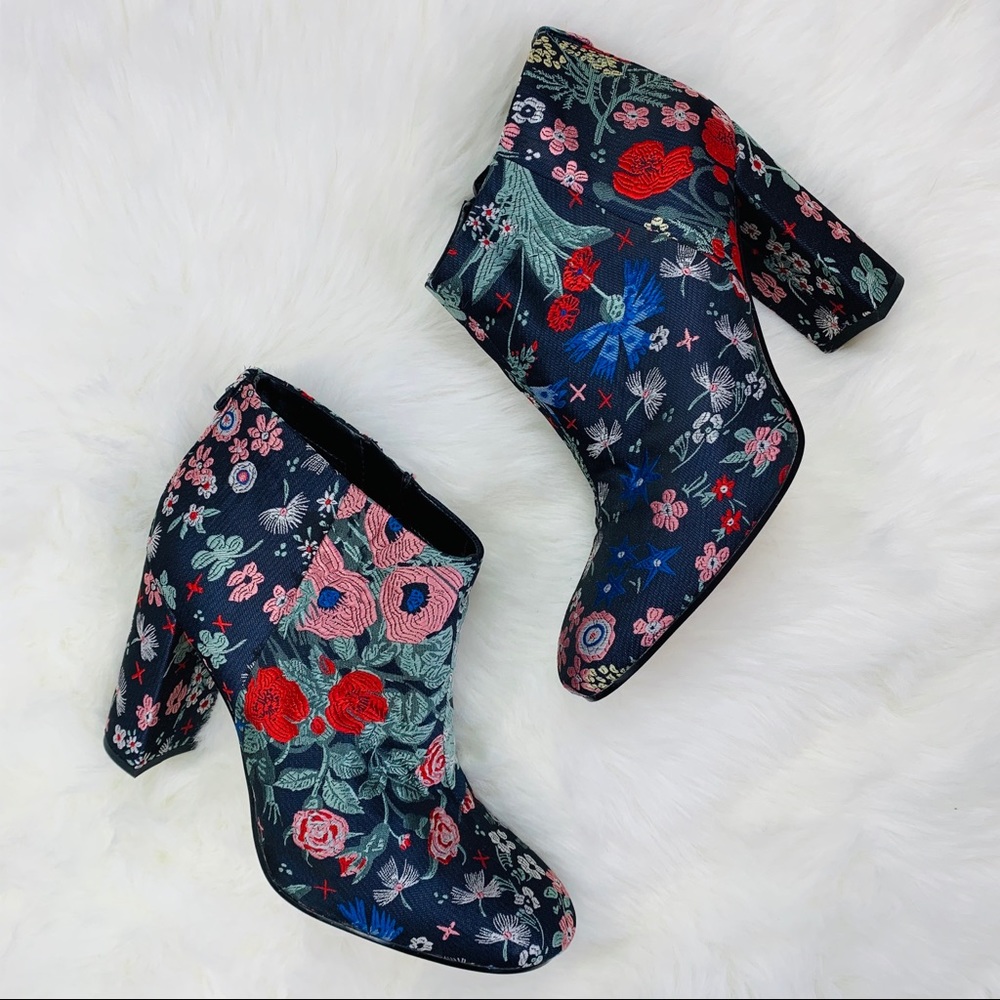 Sam Edelman Cambell Floral Brocade Booties